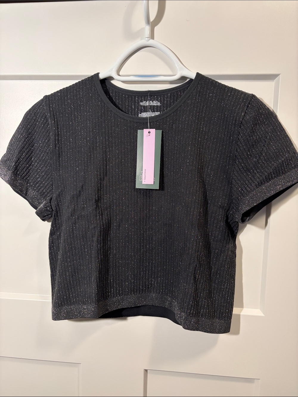 Wild Fable Sparkly Crop Top
